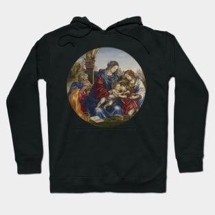 The Holy Family with Saint John the Baptist and Saint Margaret Hoodie